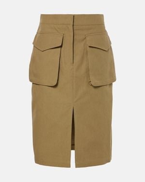 Co. Tton Cargo Skirt - Green
