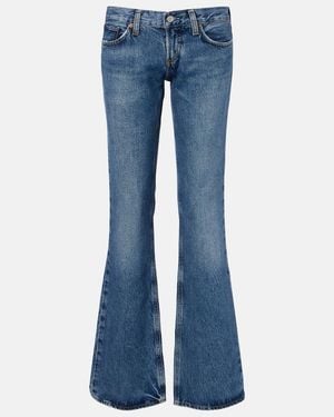 Agolde Jeans Bootcut De Tiro Bajo - Azul