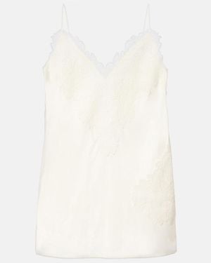 Rohe Lace-Trimmed Satin Camisole - White