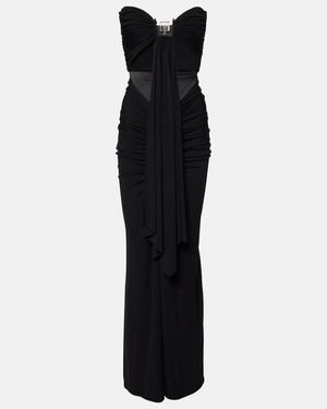 Christopher Esber Disconnect Stone Gown - Black