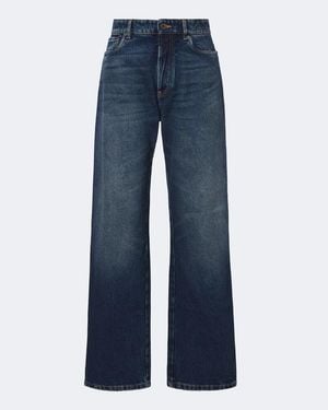 Miu Miu Wide-Leg Jeans - Blue
