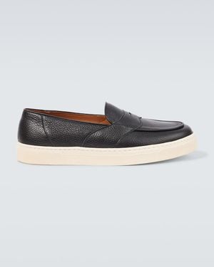 George Cleverley Joey Ii Leather Penny Loafers - White