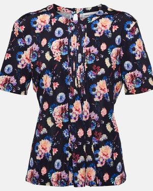 Rabanne Floral Top - Blue