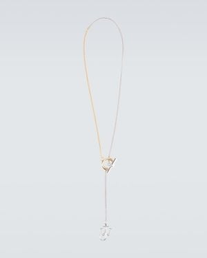 JW Anderson Pendant Necklace - White
