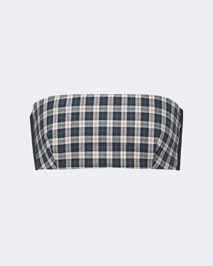 Dries Van Noten Bandeau-Top Aus Baumwollflanell - Weiß