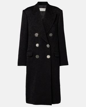 Dries Van Noten Rosea Embellished Coat - Black