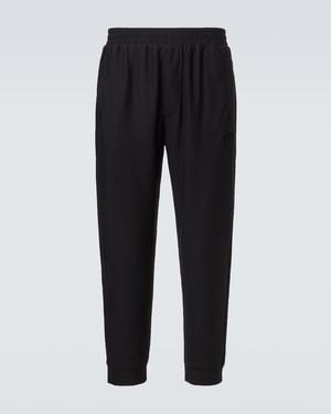 Giorgio Armani Gaufre Straight Trousers - Black