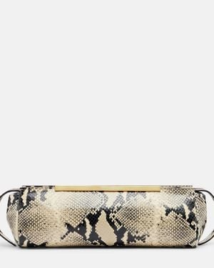 KHAITE Donna Leather Clutch - Metallic