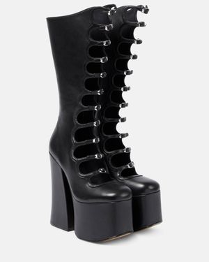 Marc Jacobs Kiki Leather Knee-high Boots - Black