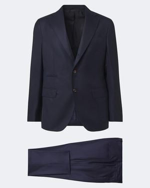 Eleventy Wool Suit - Blue