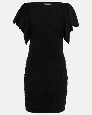 Dorothee Schumacher Cotton-Blend Minidress - Black