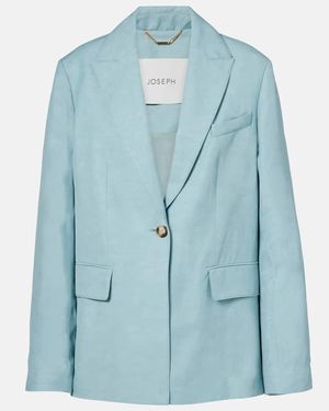 JOSEPH Rochd Chambray Blazer - Blue