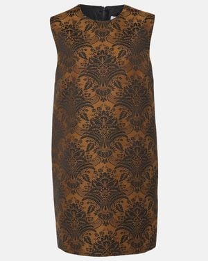Max Mara Mini Dress Virgin Wool, Polyamide - Brown