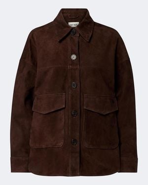 Arma Kaylee Suede Shirt - Brown