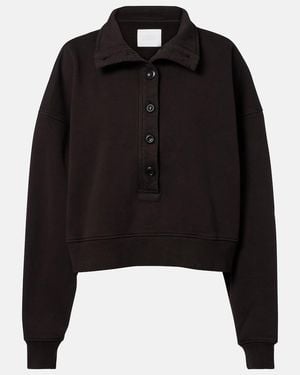 Citizens of Humanity Sweatshirt Mirelle Aus Baumwoll-Fleece - Schwarz