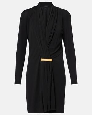 Tom Ford Cocktail Mini Dress - Black