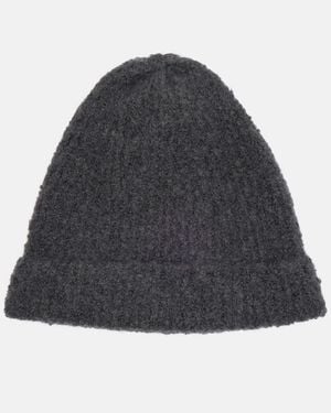 The Row Leomir Cashmere, Alpaca, And Silk Beanie - Grey