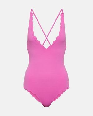 Marysia Swim North Maillot Scalloped Swimsuit - Pink
