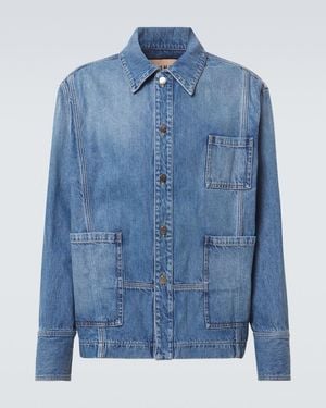 Plan C Denim Jacket - Blue