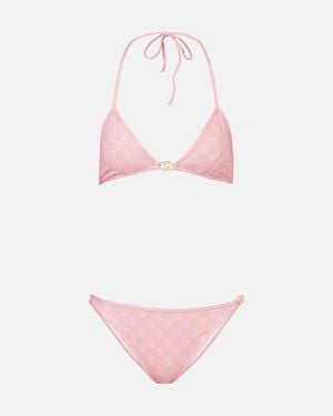 Gucci Gg Jersey Bikini - Pink