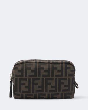 Fendi Kosmetiktasche Ff Zucca - Schwarz