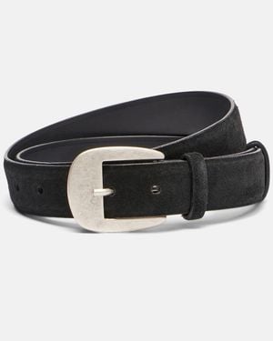 Magda Butrym Suede Belt - Black