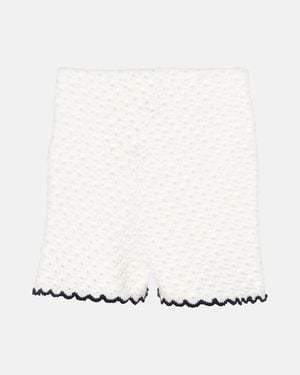 Zimmermann Halliday Scallop Shorts - White