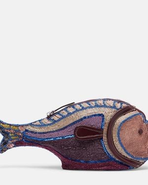 STAUD Clutch Pesce - Lila