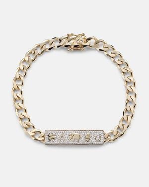 Sydney Evan Luck 14Kt Chain Bracelet - Metallic