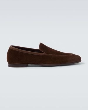 John Lobb Loafers Tyne Aus Veloursleder - Braun