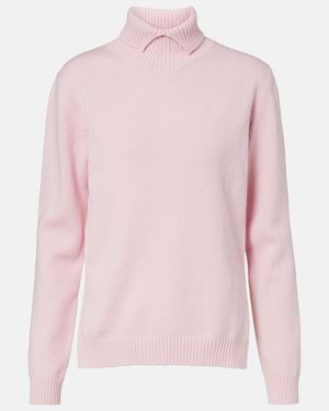 Jil Sander Rollkragenpullover Aus Wolle - Pink