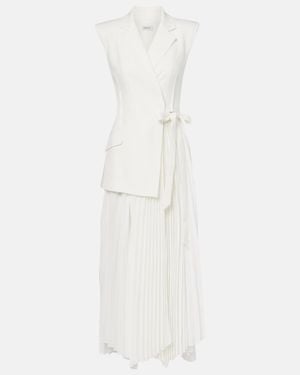 Jonathan Simkhai Helena Blazer Dress - White