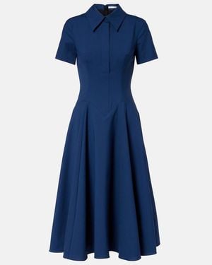Emilia Wickstead Jody Shirt Dress - Blue