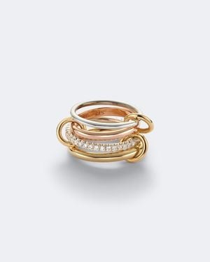 Spinelli Kilcollin Cancer Sterling And 18Kt Ring With Diamonds - White