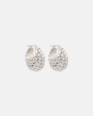TOTEME Boucles D'Oreilles Rope - Blanc