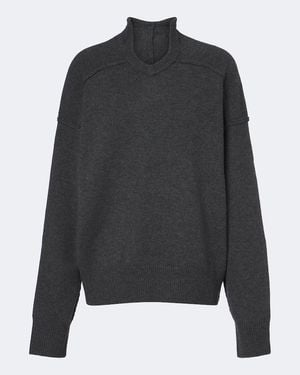 Coperni Wool And Cashmere Sweater - Gray