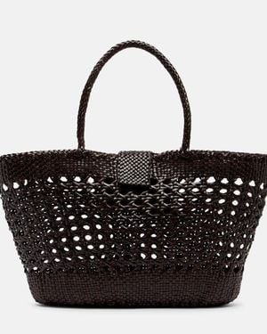 RIXO London X Dragon Diffusion Lucine Leather Tote Bag - Black