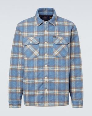 Polo Ralph Lauren Plaid Wool-Blend Flannel Shirt - Blue