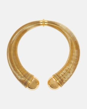 Alaïa Spiral Choker - Metallic