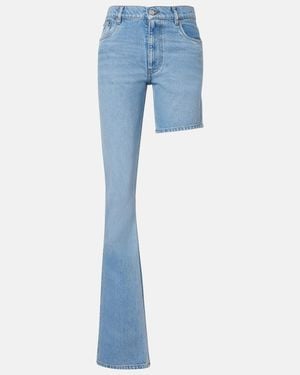 Coperni Wide-Leg Jeans One-Leg Boyfriend - Blau
