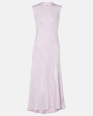 Jil Sander Asymmetric Midi Dress - Pink