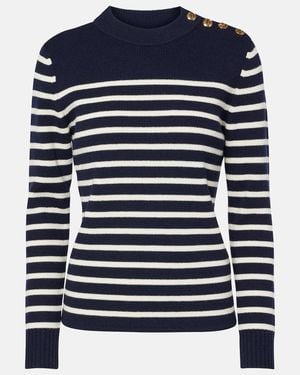 Chloé Pullover Aus Wolle Und Cashmere - Blau