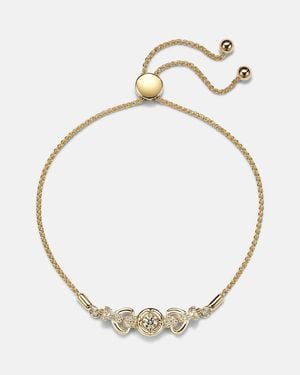 STONE AND STRAND Rossellini 14Kt Bracelet With Diamonds - Metallic