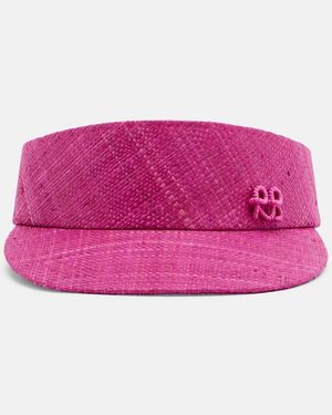 Ruslan Baginskiy Logo Straw Visor - Pink