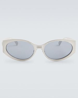 Versace Ovale Sonnenbrille Medusa - Blau
