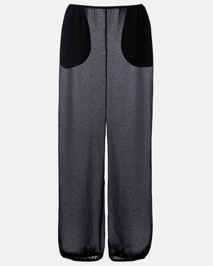 Frankie Shop Orissa Sheer Balloon Pants - Black