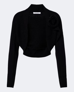 Max Mara Knitted Shrug - Black