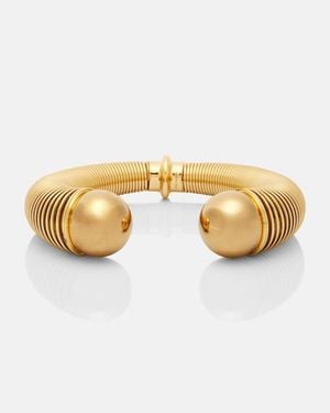 Alaïa Spiral Embellished Bracelet - Metallic
