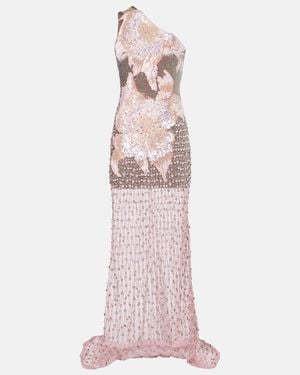 La Fuori Verzierte Robe - Pink