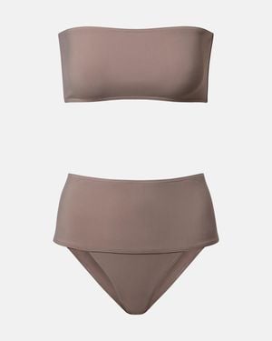 Alaïa Jersey Bikini - Grey